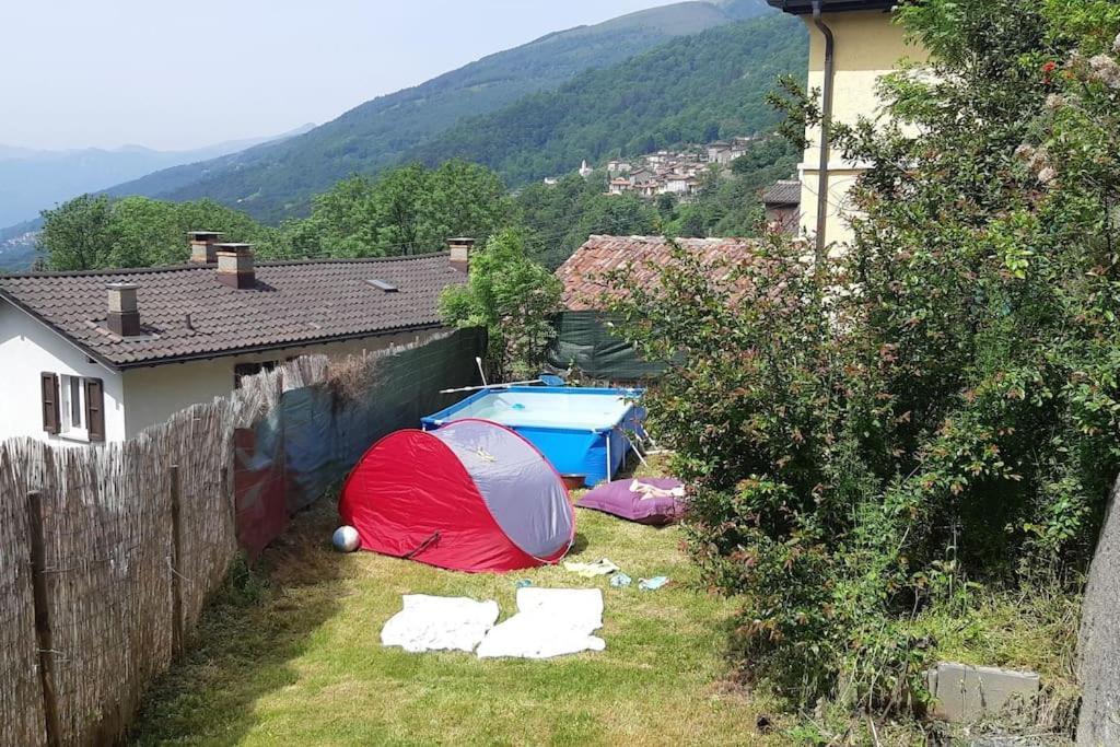 Accogliente Casa Con Giardino E Vista Villa Lugano Exterior photo