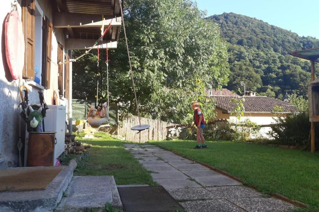 Accogliente Casa Con Giardino E Vista Villa Lugano Exterior photo